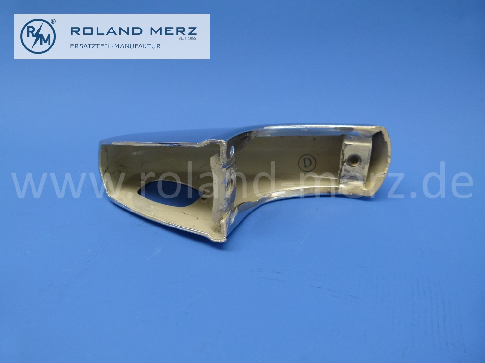 1208800155 Horn Stoßfänger, Stoßfängerhorn hinten links Mercedes W110, W120, W121, Ponton, 180b, 180c, 180Db, 180Dc, 190b, 190Db, Original Mercedes Neuteil, NOS 