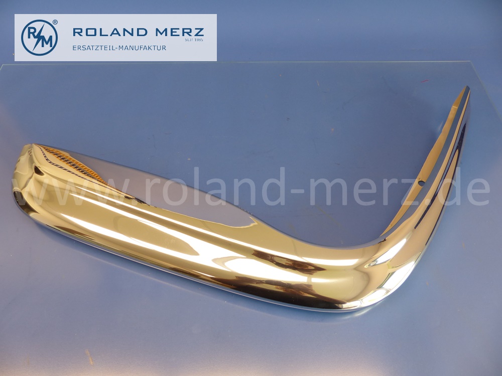 1118855301 Stoßfänger Oberteil, vorne links, Mercedes W111, W112, Original Mercedes Neuteil, NOS 