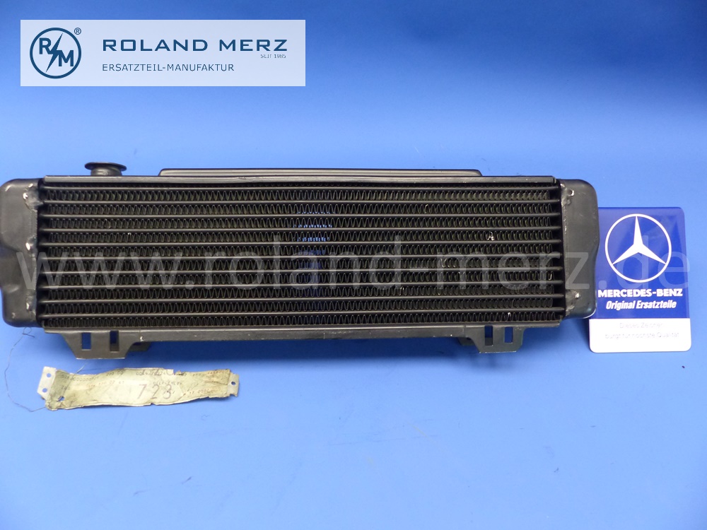 1141800265 Ölkühler, Luftölkühler, Mercedes W114, 114.010, 114.021, 114.022, 250, 250C, 250CE, Strich 8, Original Mercedes Neuteil, NOS