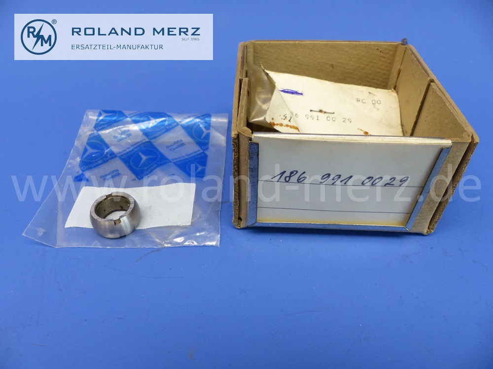 1869910029 Kugel, Kugelbolzen, Fußhebelwelle, Zwischenwelle, Mercedes 190SL, 180 - 220SE, 300, 300c, 300Sc, 300SL Roadster, Original Mercedes Neuteil, NOS 