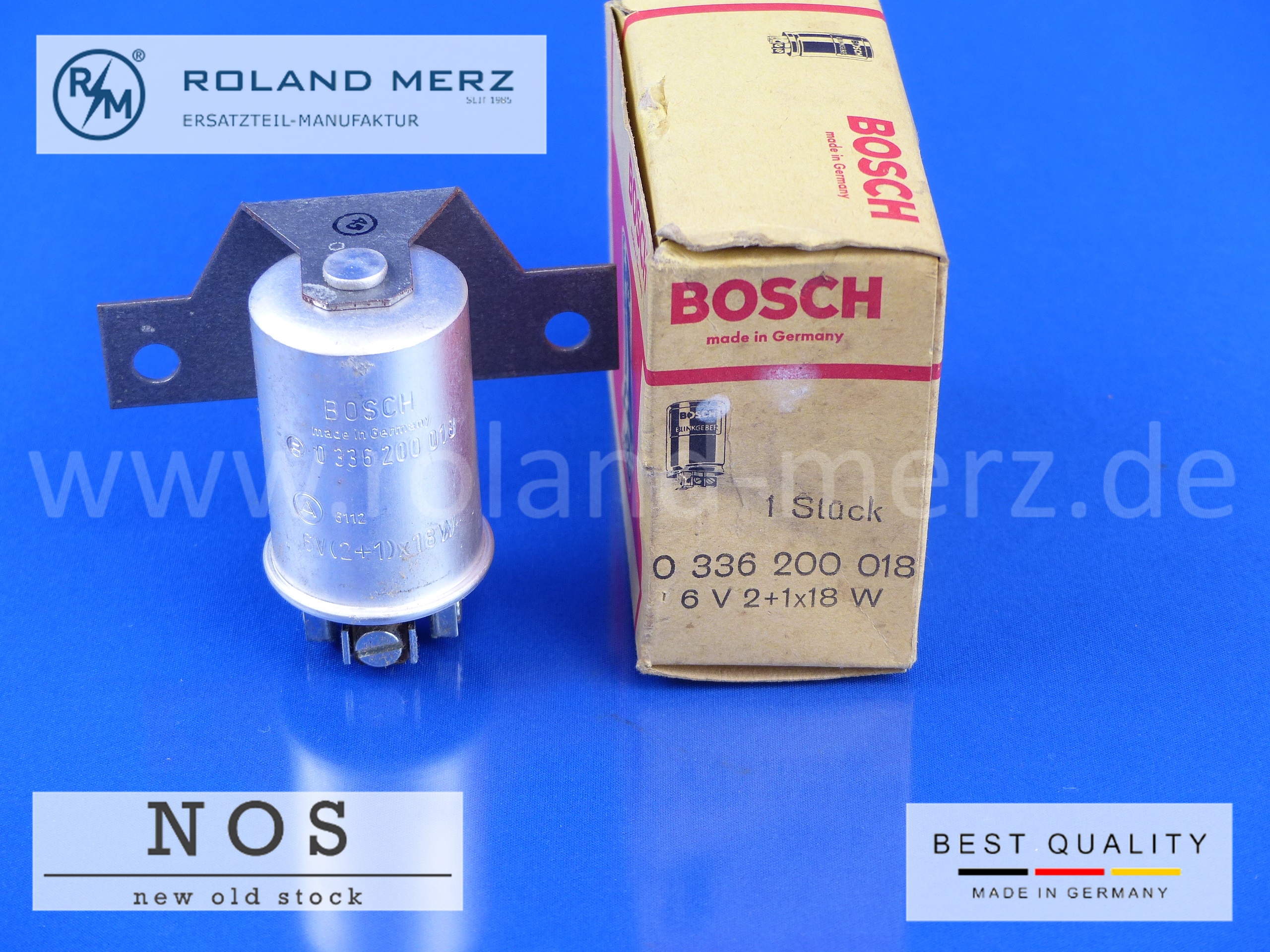 P1160100 Blinkgeber 6V, Bosch 0 336 200 018, Anhängerbetrieb