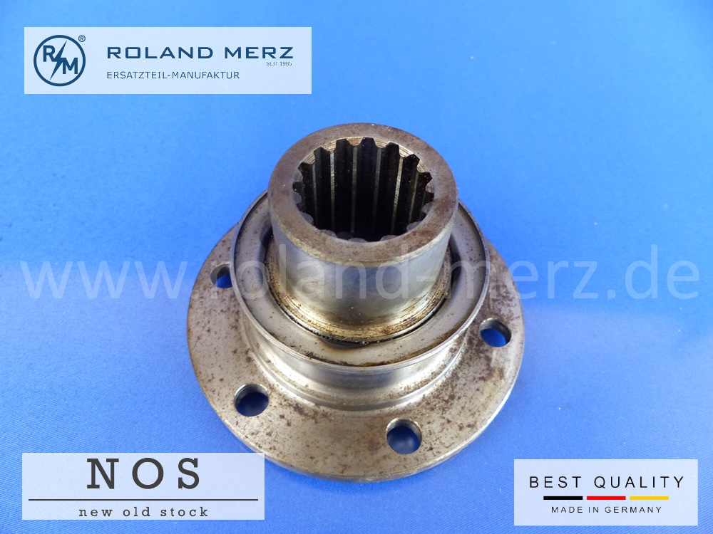 3192620145 Kupplungsflansch mit Stützring am Getriebe, Mercedes L 319 / O 319, MB-Originalteil NOS