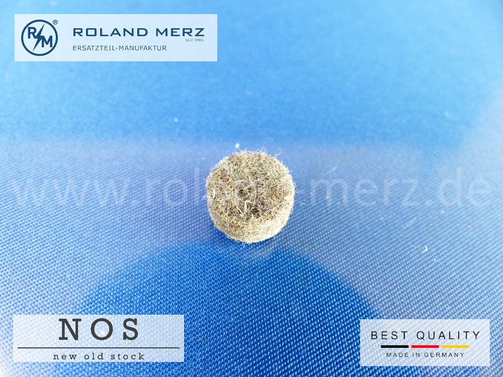 Schmierdocht 1 234 702 002 aus Filz Ø10mm, Höhe 5mm für Bosch Zündverteiler 123470200