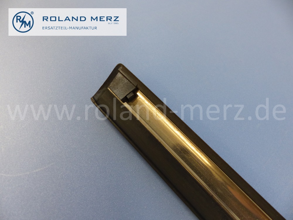 1236981280 Zierstab, Zierleiste, rechts, Fahrertür unten, Mercedes W123, Länge 1000 mm, Original Mercedes Neuteil, NOS