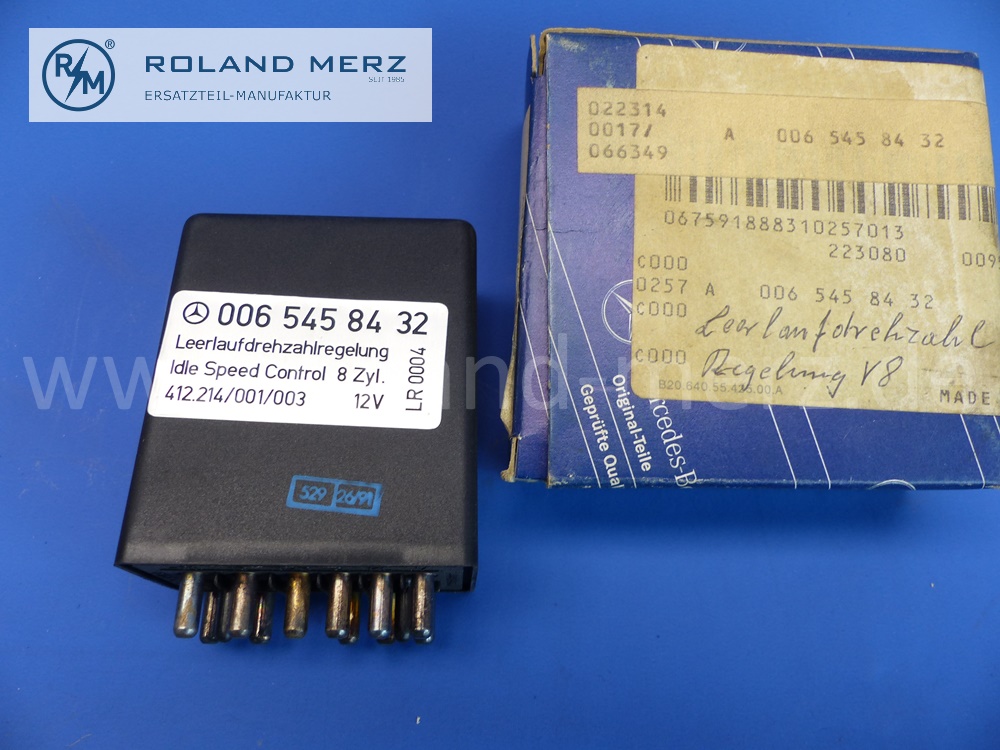 0065458432 VDO Steuergerät ECU, Leerlaufregulierung V8 Motor, Mercedes W126, W463, Original Mercedes Neuteil - jedoch ungeprüft, NOS