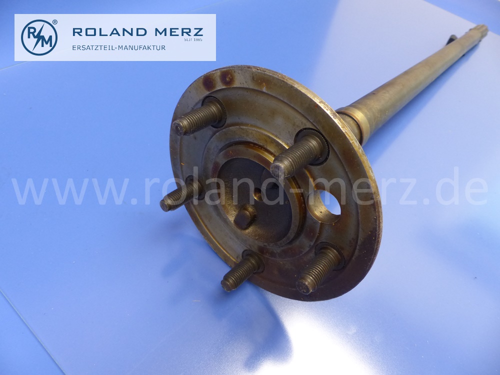 1203501910 Achswelle, Hinterachswelle, links, mit Radbolzen, Mercedes W120, Ponton, Original Mercedes Neuteil, NOS 