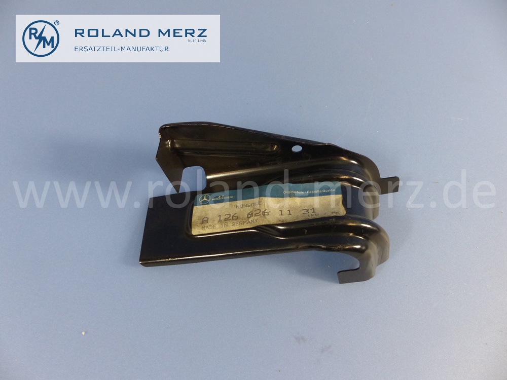1266261131 Konsole Kühlerauflage, Längsträger links, Mercedes W126, S-Klasse, Original Mercedes Neuteil, NOS 