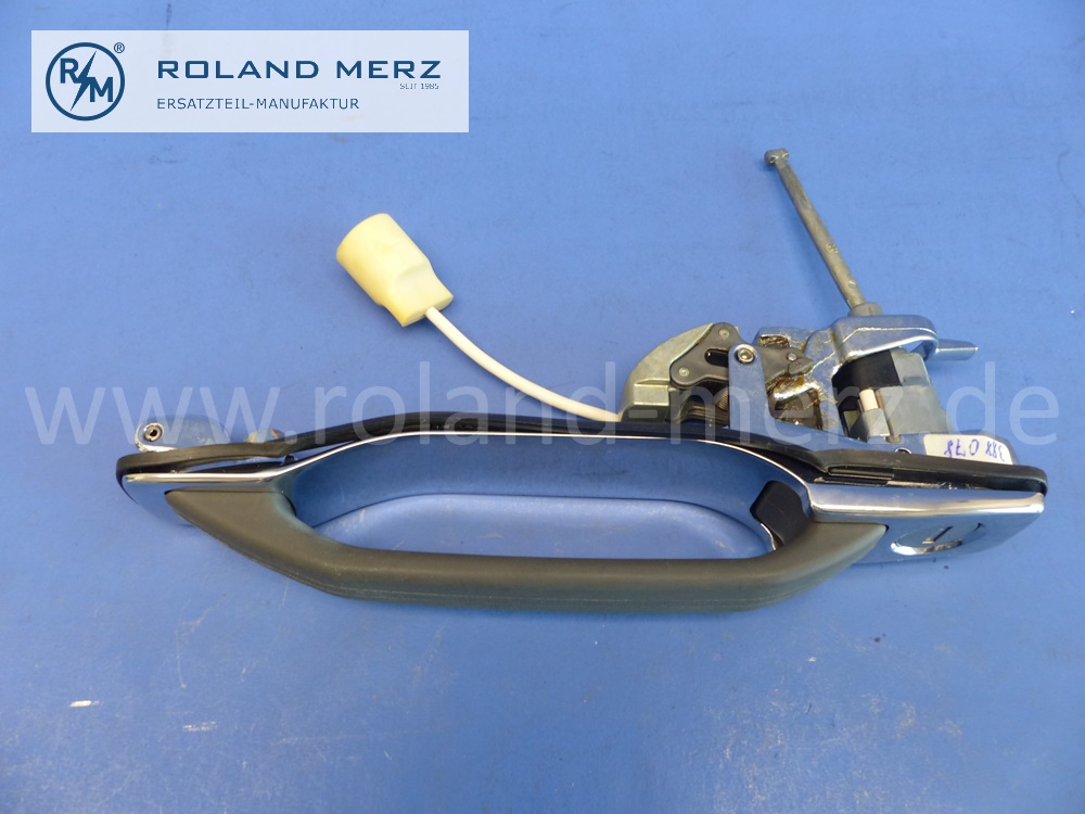 1267602759 Türgriff links, ohne Schlüssel, mit Diebstahlsicherung, Mercedes W126, E: 1267608359, Original Mercedes Neuteil, NOS 