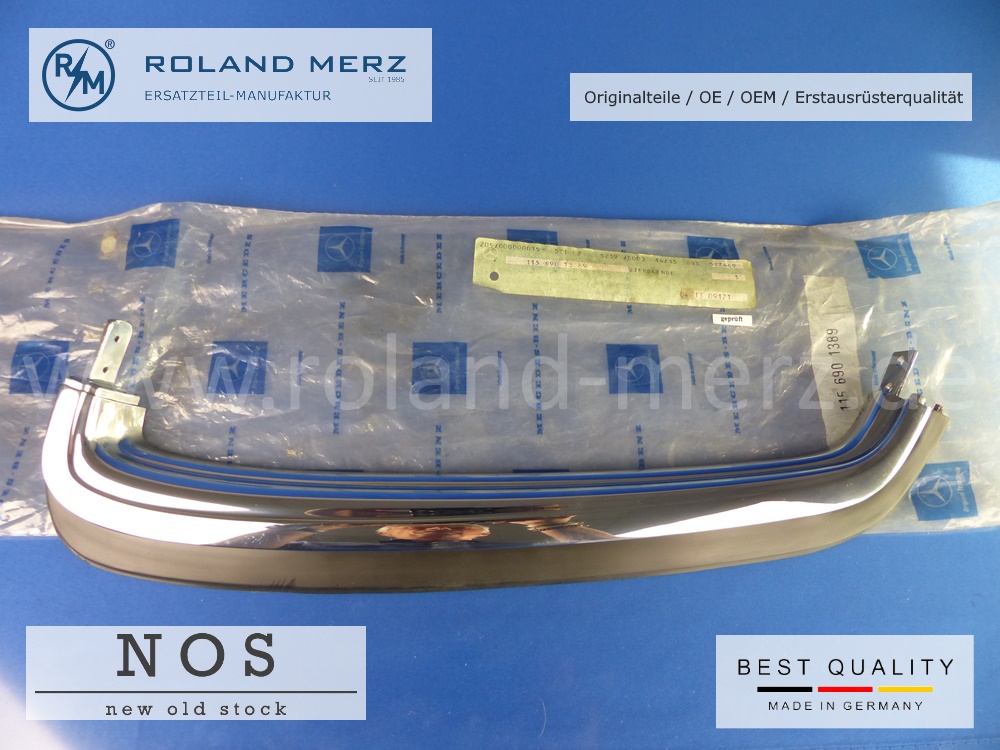 115-690-13-89-01 Zierblende 115 690 13 89 links Hecksäule Mercedes 250CE 280C 280CE