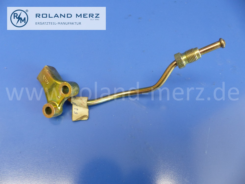 1084200128 Leitung, Bremsleitung Bremssattel rechts, Mercedes W108, W109, W111, W112, W113, Pagode, Original Mercedes Neuteil, NOS