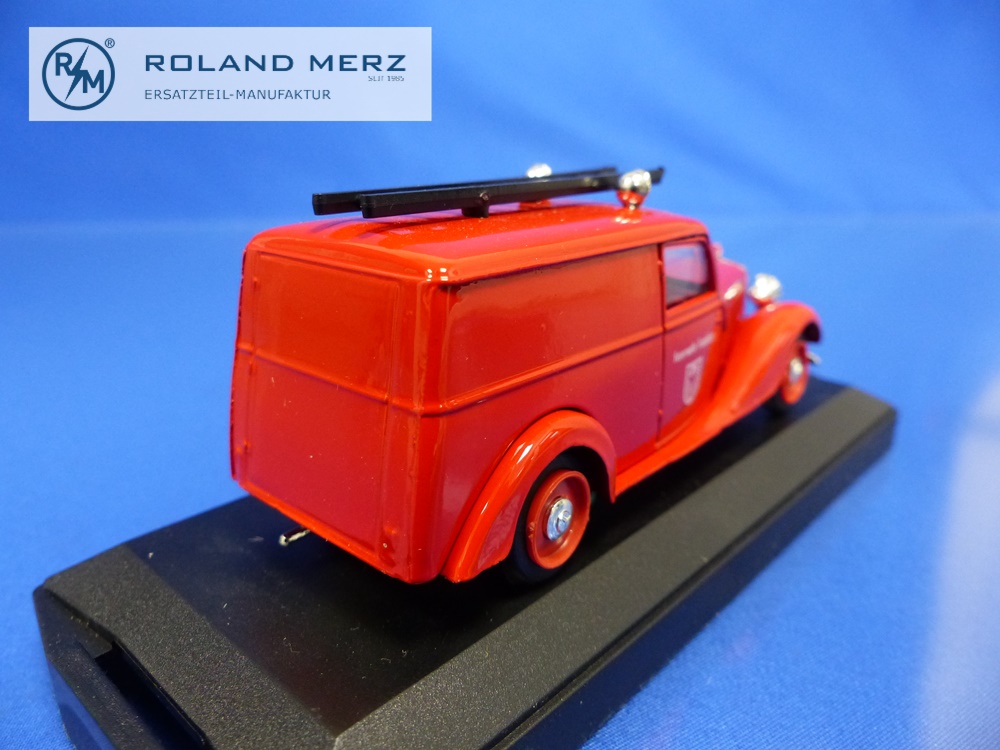 291-10 Mercedes-Benz 170 Van Feuerwehr Frankfurt am Main 1939