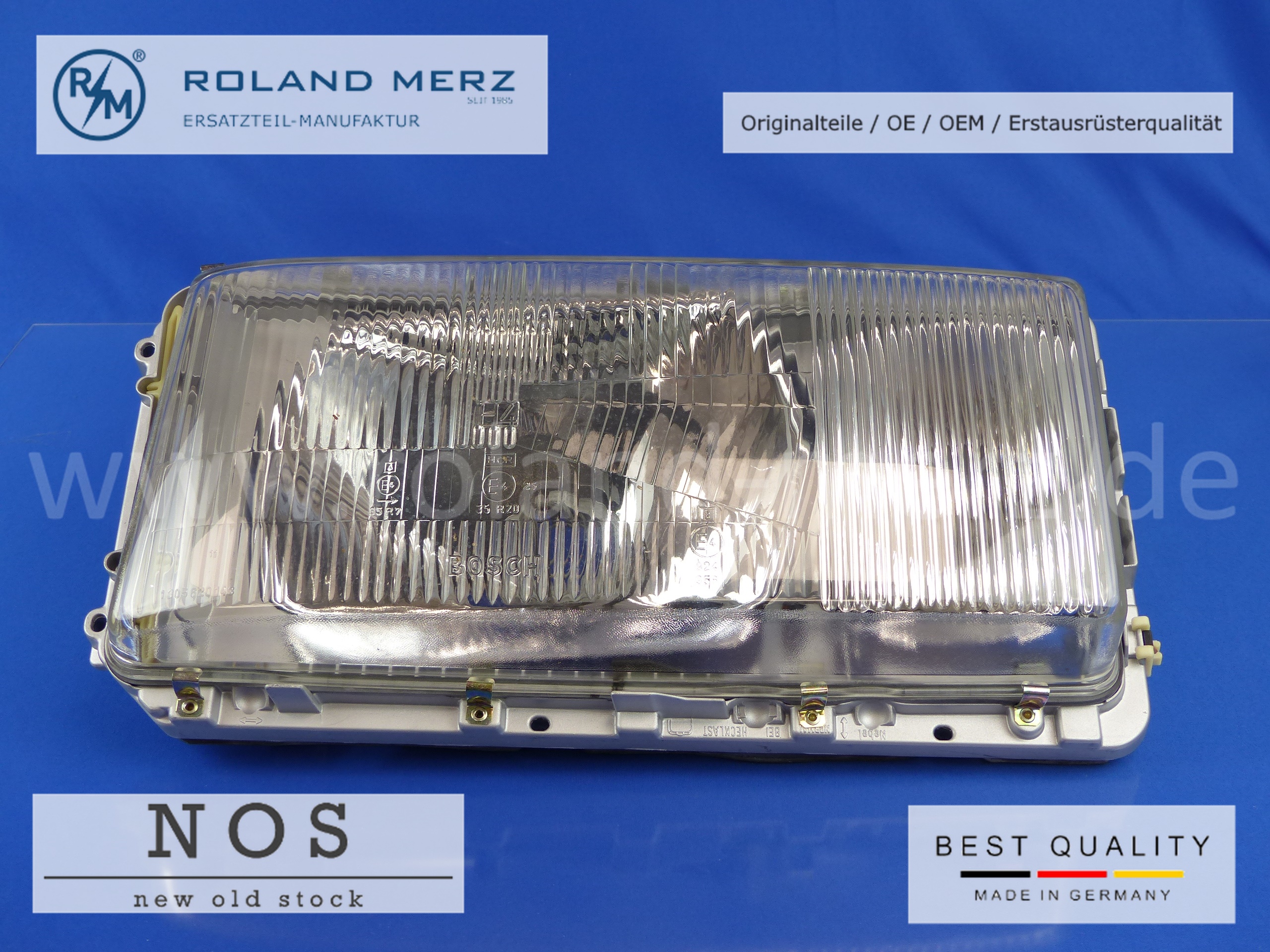 Leuchteinheit, Scheinwerfer, links, Mercedes W116, A116 820 57 61