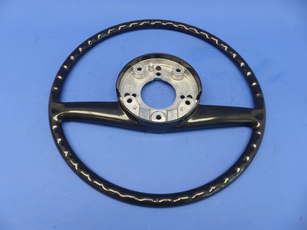 1154640201 Lenkrad, dunkelgraphit, ohne Nabenpolster, Mercedes W108, W109, W110, W111, W113, W114, W115, original Mercedes Neuteil, NOS