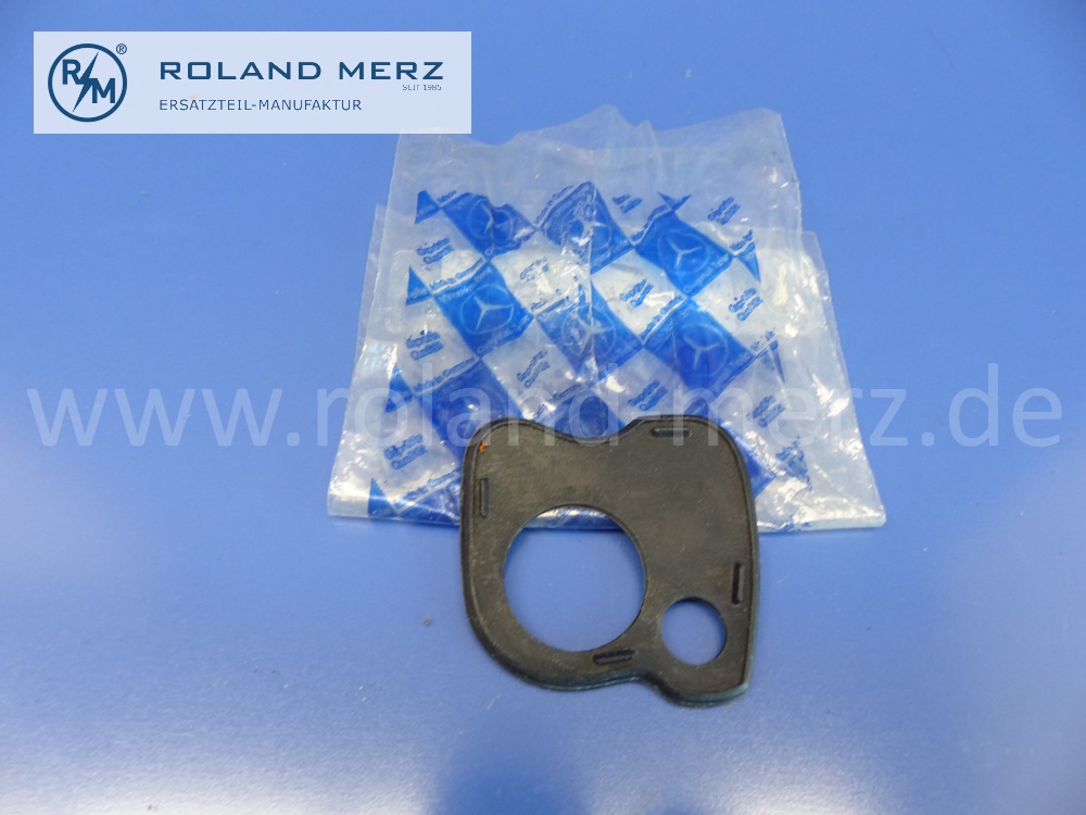 101207660305 1207660305 Unterlage, Gummiunterlage Türgriff Fondtür links, Mercedes W105, W120, W121, W128, W180, Ponton, Original Mercedes Neuteil, NOS 