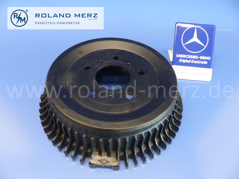 1804210801 Bremstrommel mit Radialrippen, Mercedes W105, W110, W111, W120, W121, W128, W180, Ponton, Heckflosse, 190SL, Original Mercedes Neuteil, NOS 