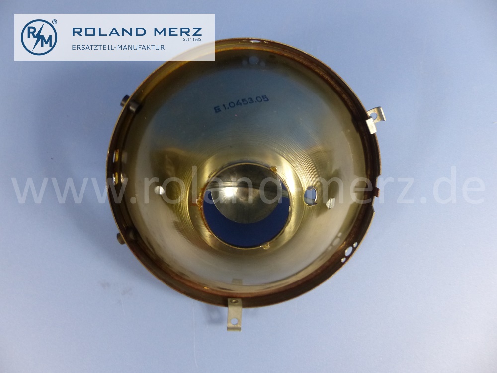 0005443792 Hella, Reflektor Rechtsverkehr, asymmetrisch, Mercedes W120, W121, W128, W180, Ponton, Original Mercedes Neuteil, NOS 