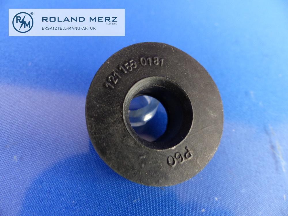 1211550181 Elastomerscheibe, Gummischeibe, Träger Befestigungsplatte, Mercedes 190SL, Original Neuteil, NOS