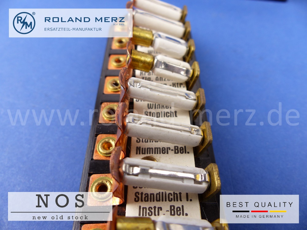 P1100639 Sicherungsdose 187 540 00 50 Original Neuteil für Mercedes 170Sb, DS, 220, AC, BC inklusive Sicherungen