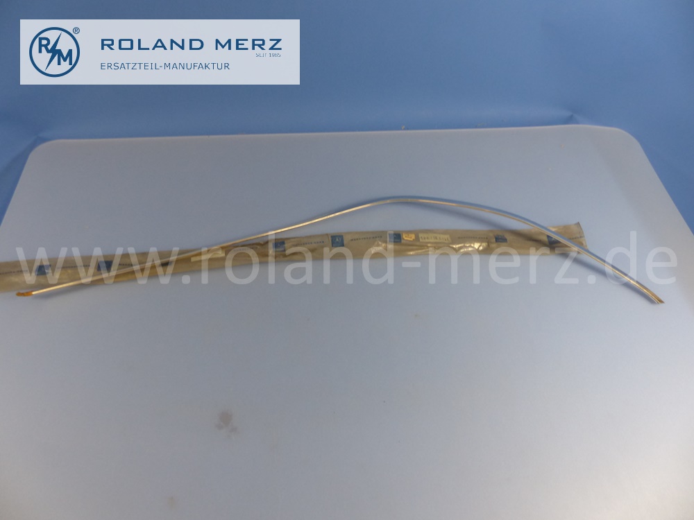 1237380131 Zierstab, Zierleiste, links, Fensterrahmen Fondtür, Mercedes W123, Länge 1090 mm, Original Mercedes Neuteil, NOS