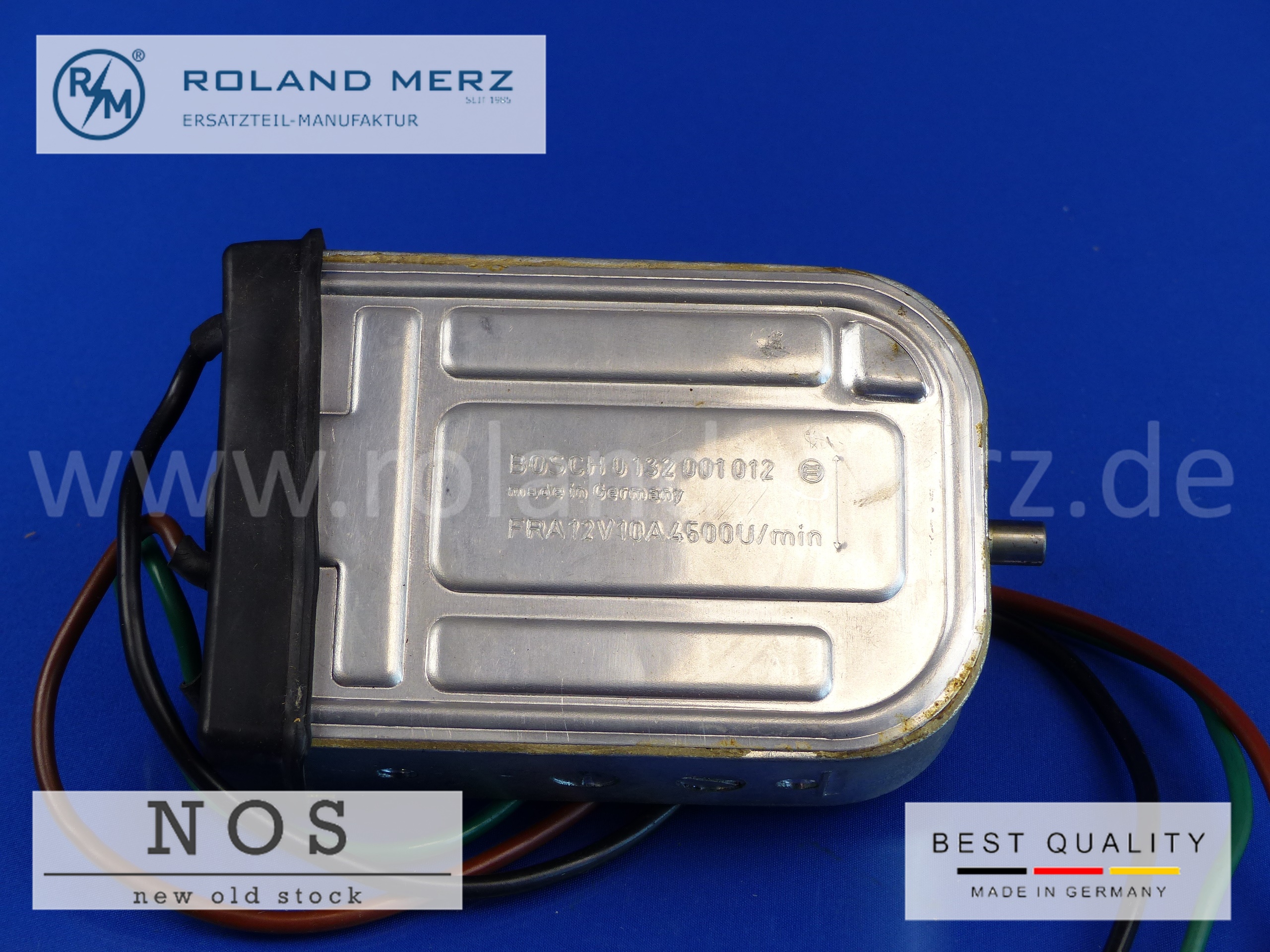 0008201142 Flachmotor Fensterheber, Schiebedach, 12V, Mercedes W108, W109, W110, W112, W114, W115, W116