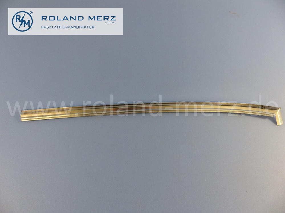 1076701816 Zierstab, Zierleiste, Zierrahmen Hardtop, Heckscheibe, rechts, Mercedes R107 Roadster SL, Länge 540 mm, Original Mercedes Neuteil, NOS