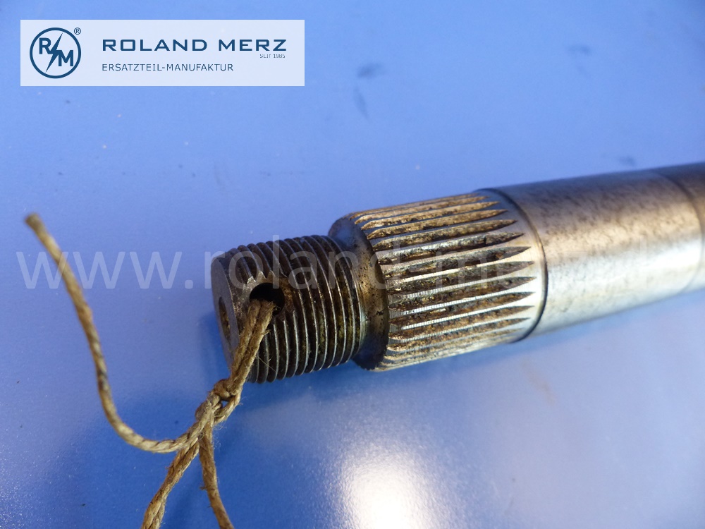 1204600311 Lenkwelle mit Kugelpfanne, Durchmesser 32mm, Mercedes W120, W121, W180, W186, W198, 300SL, 190SL, Ponton, Original Mercedes Neuteil, NOS