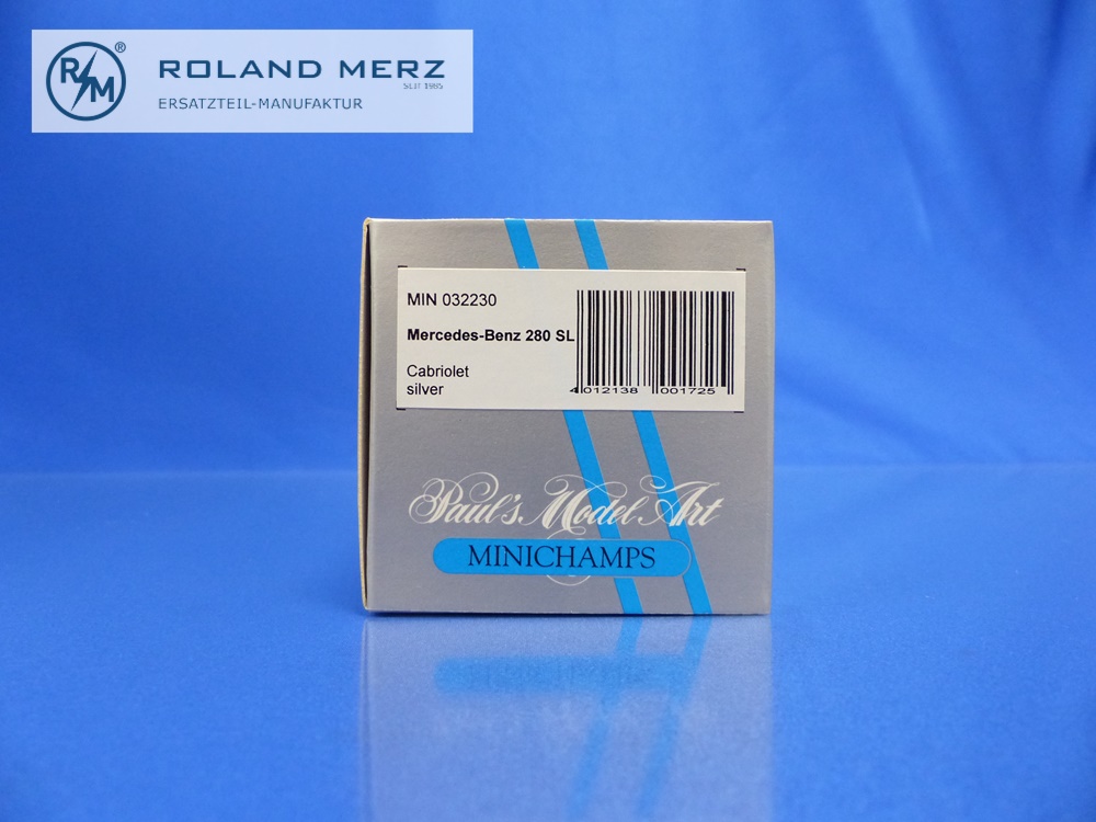 032230-02 Mercedes-Benz 280 SL Cabriolet silber - Minichamps PMA 1:43