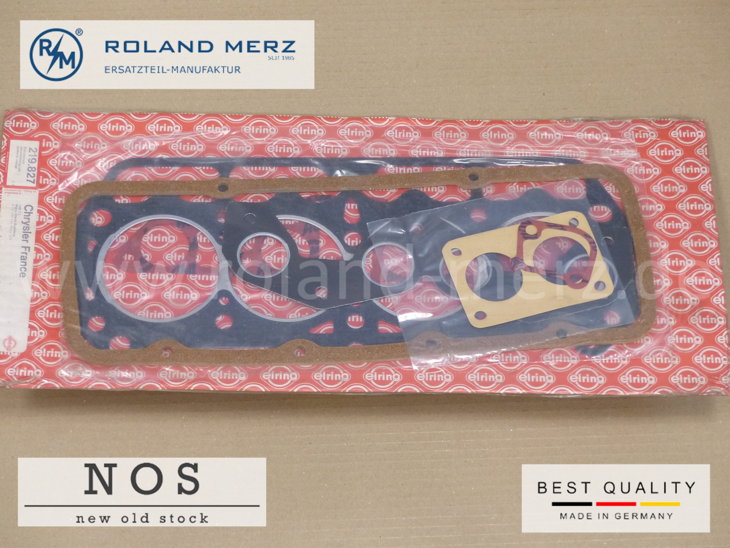 219.827 Elring Entrußersatz für Matra Simca Bagheera 1300 Entrußersatz Elring 219.827 für Matra Simca Bagheera 1300