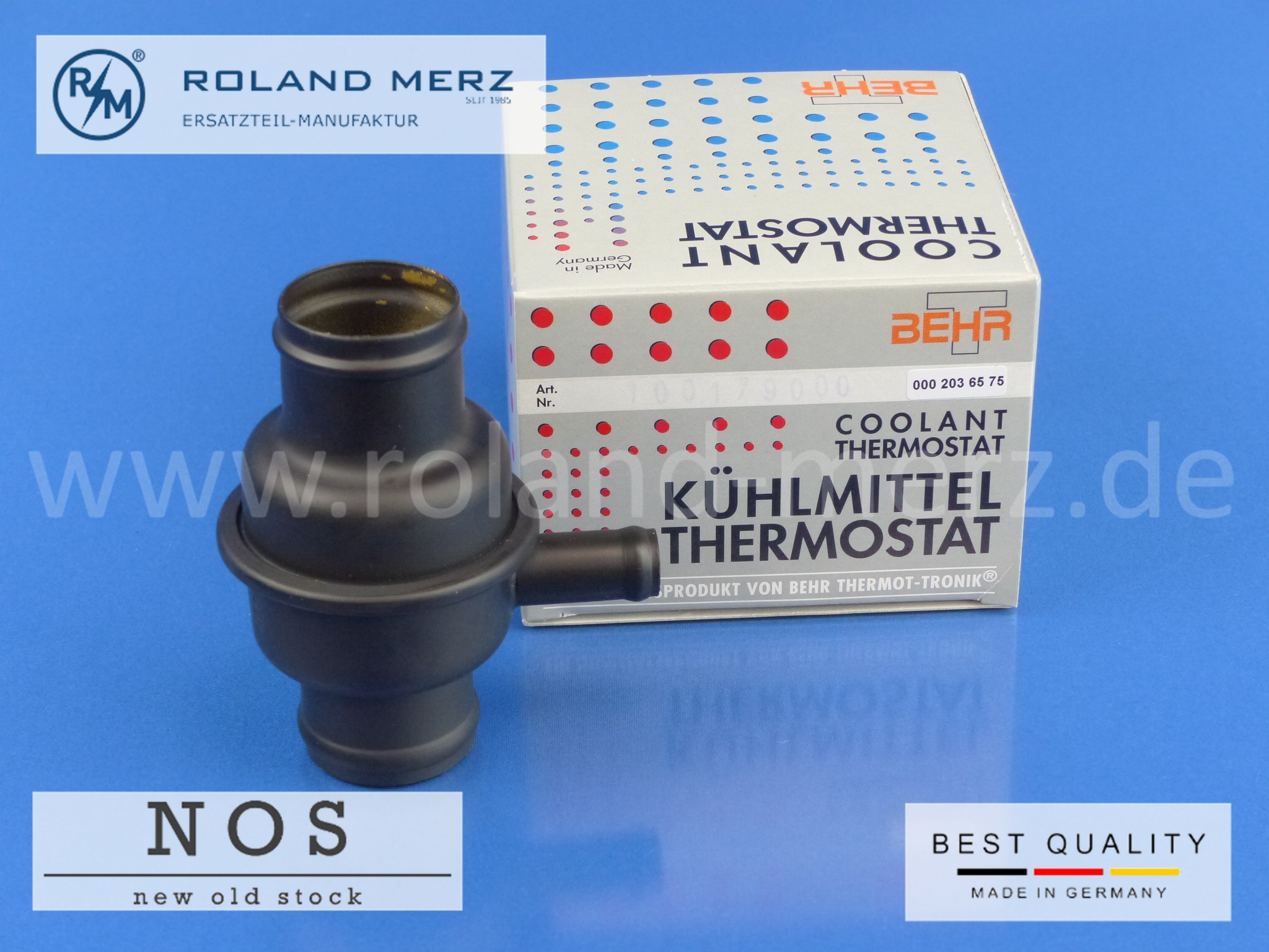 P1160233 Kühlwasserregler / Thermostat Behr 1001.79, Mercedes