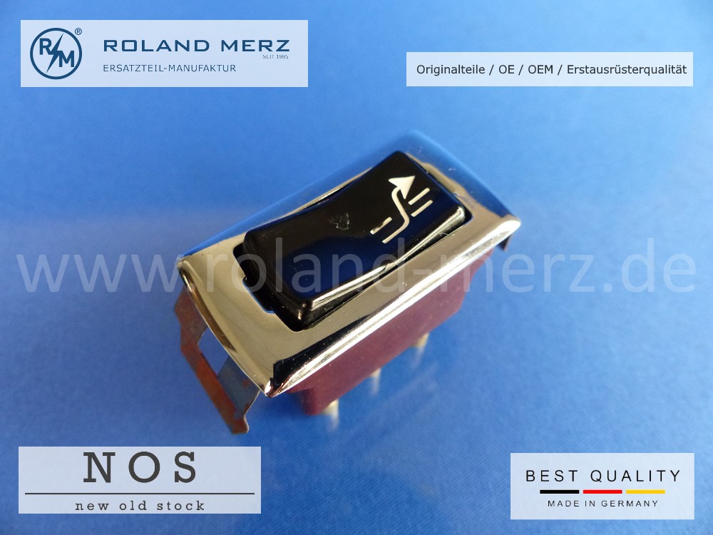 0018210651 Tastschalter 001 821 06 51 für Schiebedach für Mercedes 250S, SE – 300SEb