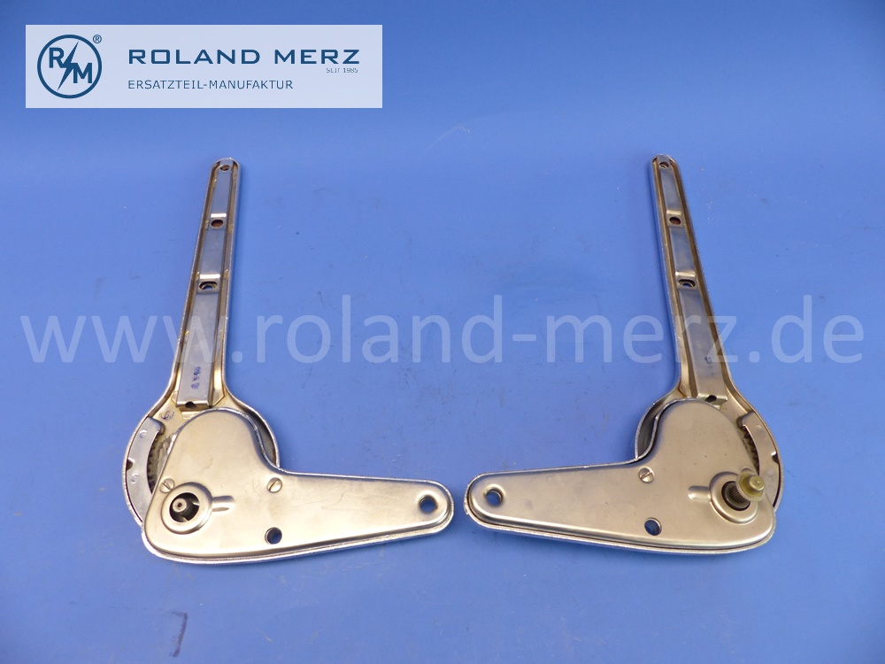 1109100880 Lehnenverstellung, Ruhesitzbeschlag, Vordersitz links, Mercedes W110, W111, 220 ab 1960, 180, 190 ab 1962, vollständig, original Mercedes Neuteil, NOS, bitte mit den Abbildungen vergleichen 