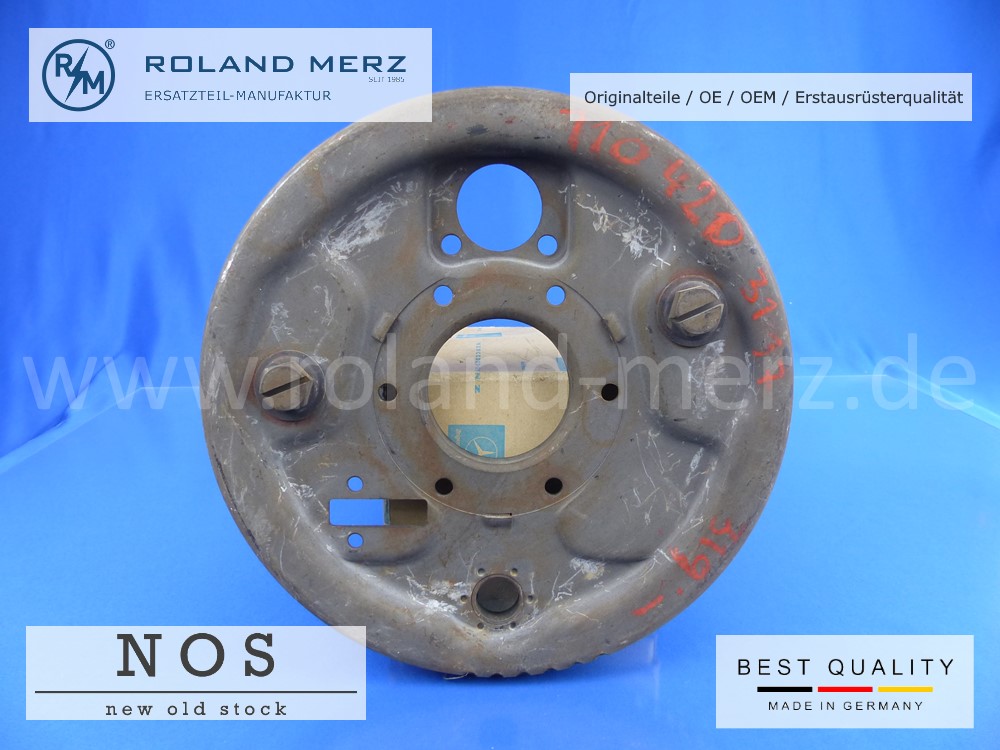 P1140752 Bremsträgerplatte, hinten rechts, Mercedes A 110 420 31 17, BM 110, 111, 113