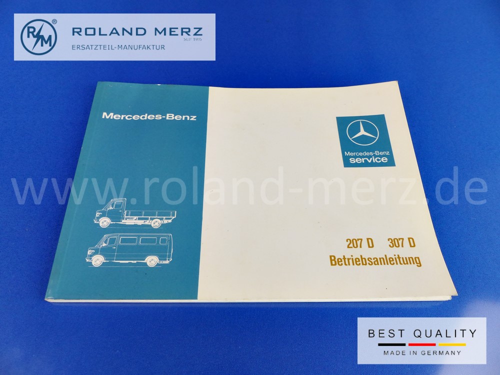 6025840096 operation manual, Mercedes-Benz 207 D and 307 D