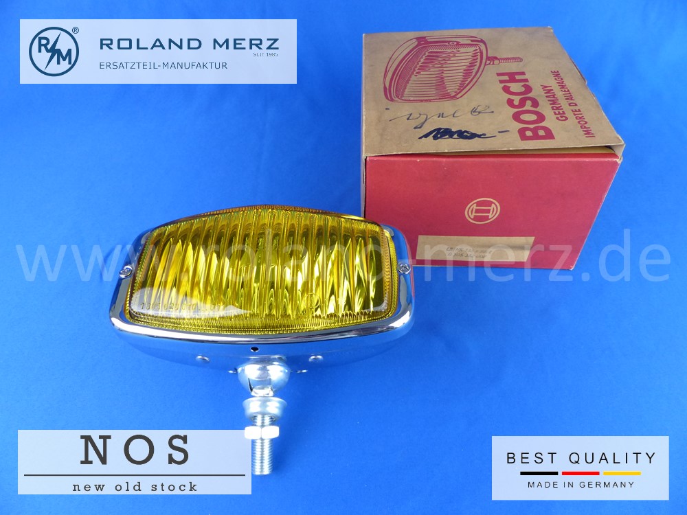 P1120339 Bosch Nebelscheinwerfer 0 305 352 002 LE/NK 135 x 80/2 vollverchromt mit gelben Glas
