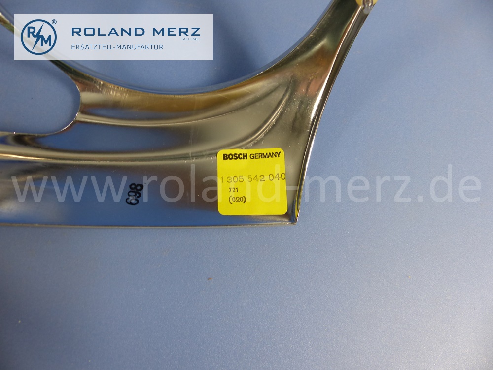 1088260389 Bosch rim, dual headlights, left or right, Mercedes W108, W109, W111, original Mercedes spare-part, NOS