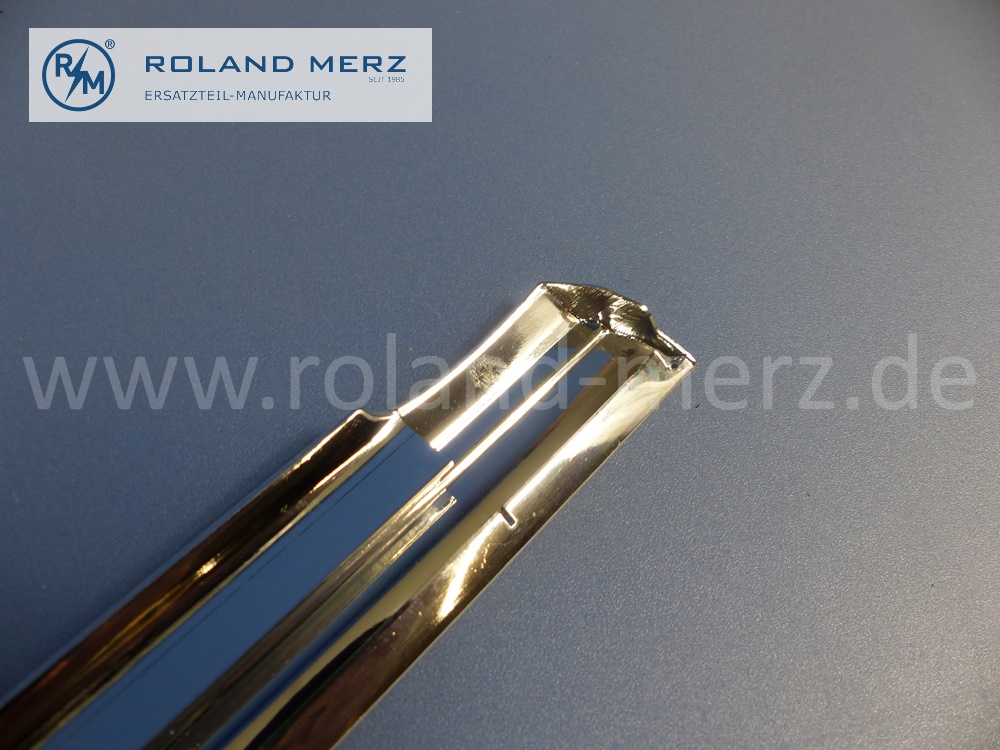 1087380230 Zierstab, Zierleiste, rechts, Fondtür Bordkante, Mercedes W108, Länge 965 mm, Original Mercedes Neuteil, NOS