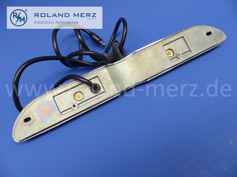 1118205062 Kennzeichenleuchte, Nummernschildbeleuchtung, komplett, Mercedes W108, W109, W111, W112, 220Seb Cp / Cb - 280SE 23.5 Cp / Cb, Hella K12860, Original Mercedes Neuteil, NOS 