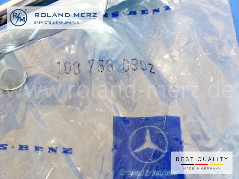 1087660902 door handle outside left, Mercedes 250S, 250SE, 300SEb, 300SEL M-189, W108, W109, original MB spare part, NOS