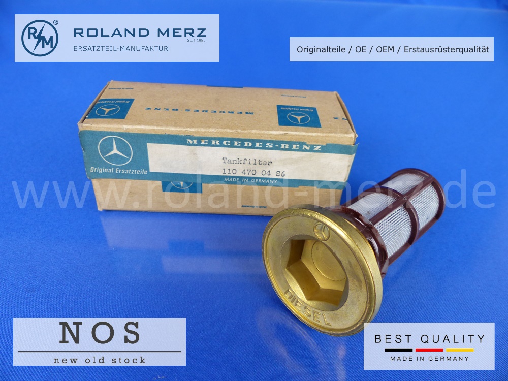 110-470-04-86-001 Kraftstoff-Filter 110 470 04 86 Mercedes 190Dc 200D