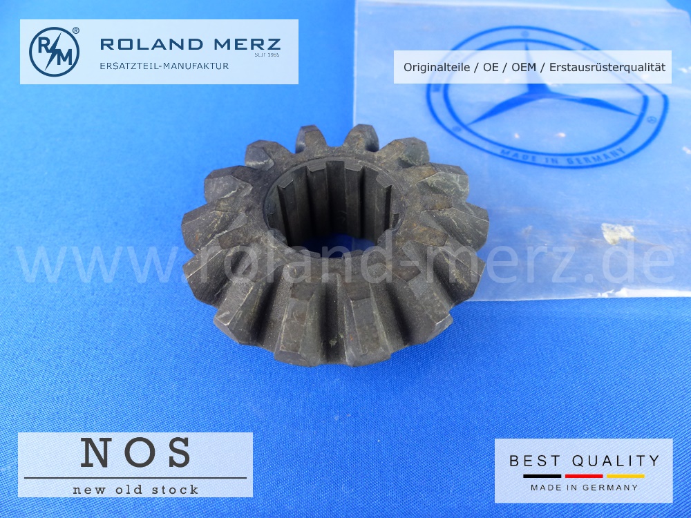 120-353-04-15-01 Hinterachswellenrad 14 Zähne 120 353 04 15 Mercedes 180, D Original MB Neuteil NOS