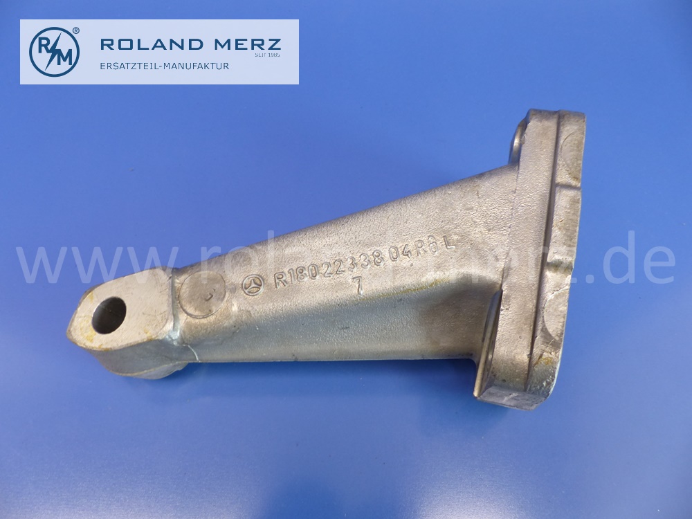 1802233804 Träger Motor, Motorträger, links, Mercedes Motoren M110, M114, M130, M180, Original Mercedes Neuteil, NOS