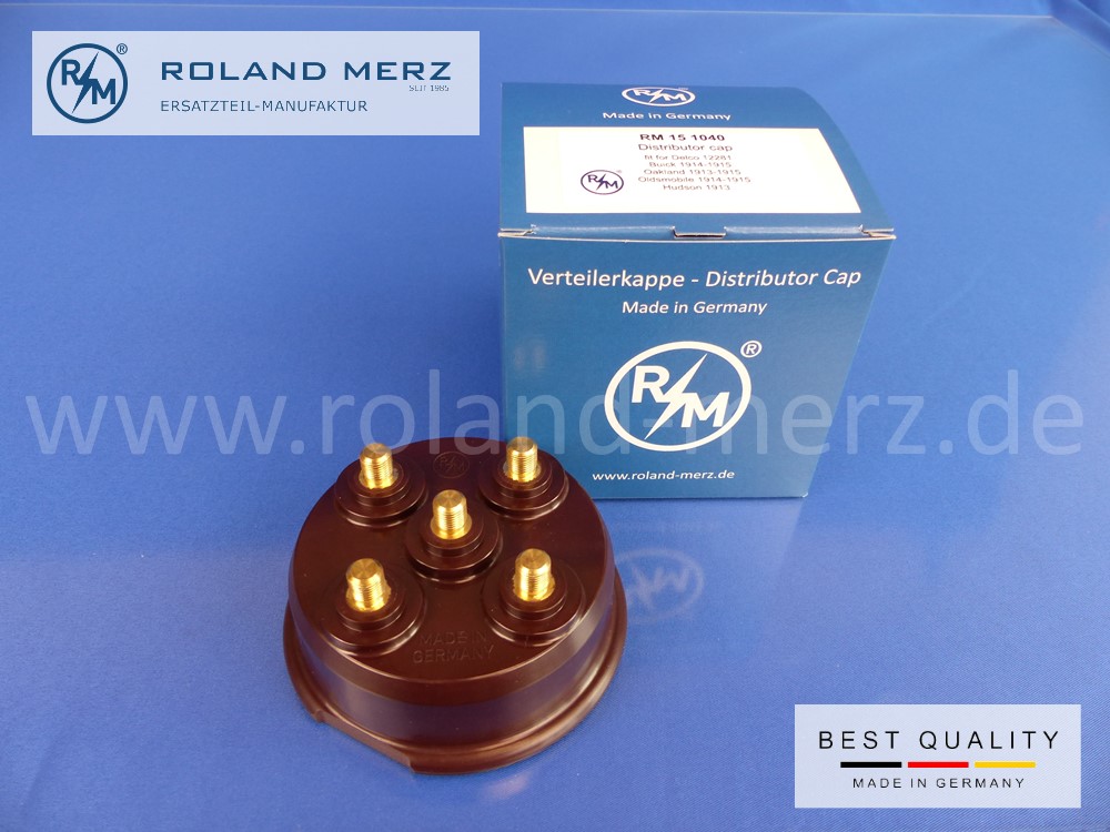 4-Zylinder Verteilerkappe für Buick, Catercare, Cole, Keeton, Moon, Oakland, Oldsmobile, Hudson uva. Delco 12281 Buick, Catercar, Cole, Hudson, Keeton, Moon, Oakland, Oldsmobile, Paterson, Sayers-Scovill, Westcott, Cadillac, Verteilerkappe, 4-Zylinder