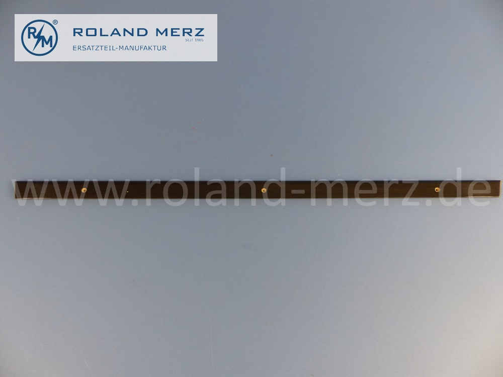 1117300751, Verkleidung Fensterschlüssel, Holzleiste, Fondtür links, oben, Farbe 0481 dunkel, Länge 450mm, Mercedes W111, 220SB, 220SEB, Original Mercedes Neuteil, NOS