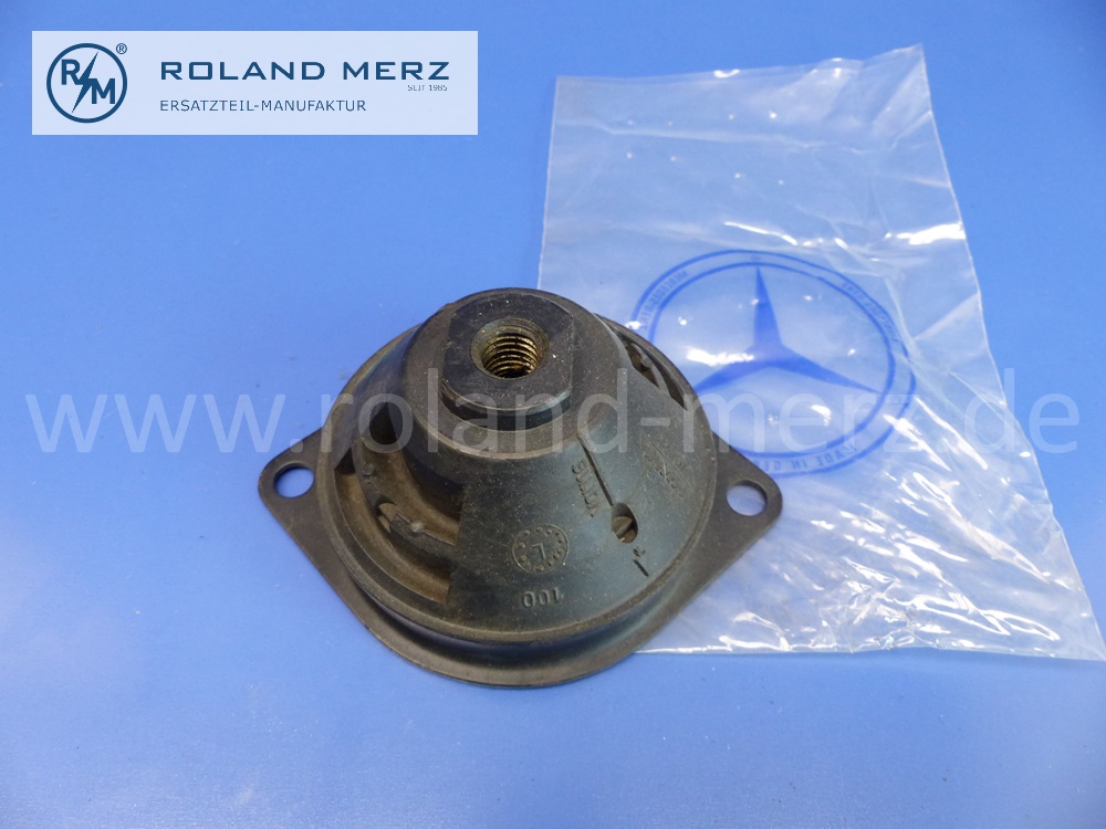 1212230112 Gummilager, Elastomerlager Motoraufhängung hinten rechts, Export 3mm, Mercedes W105, W120, W121, W180, 190SL, Ponton, Original Mercedes Neuteil, NOS