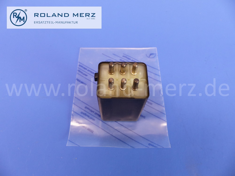 0015450405 KPR relay fuel pump cut off, Mercedes 380SL, 380SLC, W107, 380SE, 380SEL, W126, original Mercedes spare part, NOS