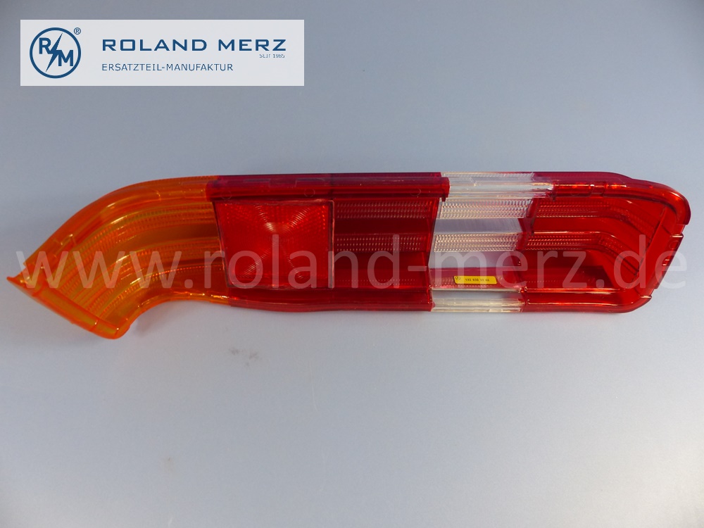 1238203366 Lichtscheibe, Abdeckglas Rücklicht links, Limousine, Mercedes W123, Original Mercedes Neuteil, NOS 