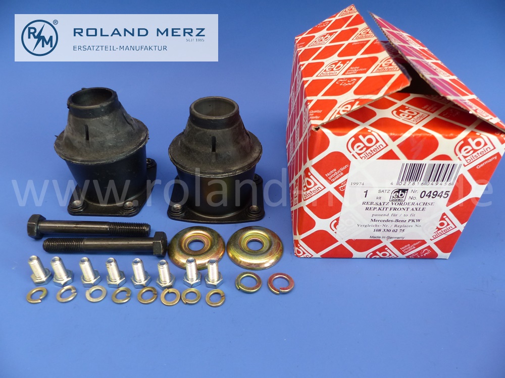 1083300275 Reparatursatz Gummilager für Vorderachsträger, Mercedes W108, W109, W110, W111, W112, W113, 230SL - 280SL, Pagode, E. 1085860033, Febi Original Neuteil, NOS 