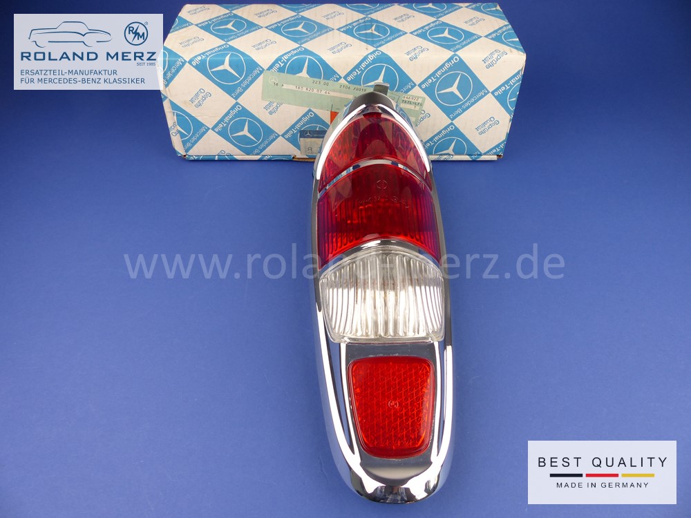 1808200764 Rückleuchte Mercedes 220S, SE, Coupe, Cabriolet, 300d, W128, W180, W189, Original MB Neuteil NOS 1808200764 Rückleuchte Mercedes 220S, SE, Coupe, Cabriolet, 300d, W128, W180, W189, Original MB Neuteil NOS