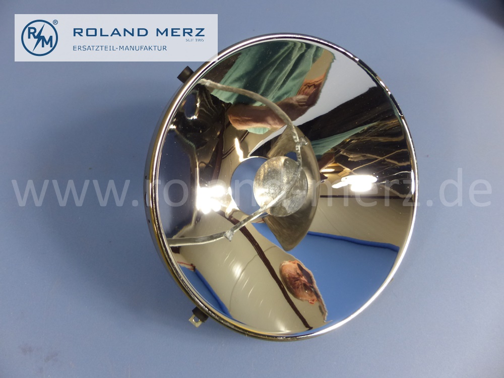 0008264281 Bosch Reflektor Scheinwerfer, asymmetrisch, 180mm, Rechtsverkehr, Mercedes W105, W120, W121, W128, W180, Ponton, Mercedes, Original Mercedes Neuteil, NOS 