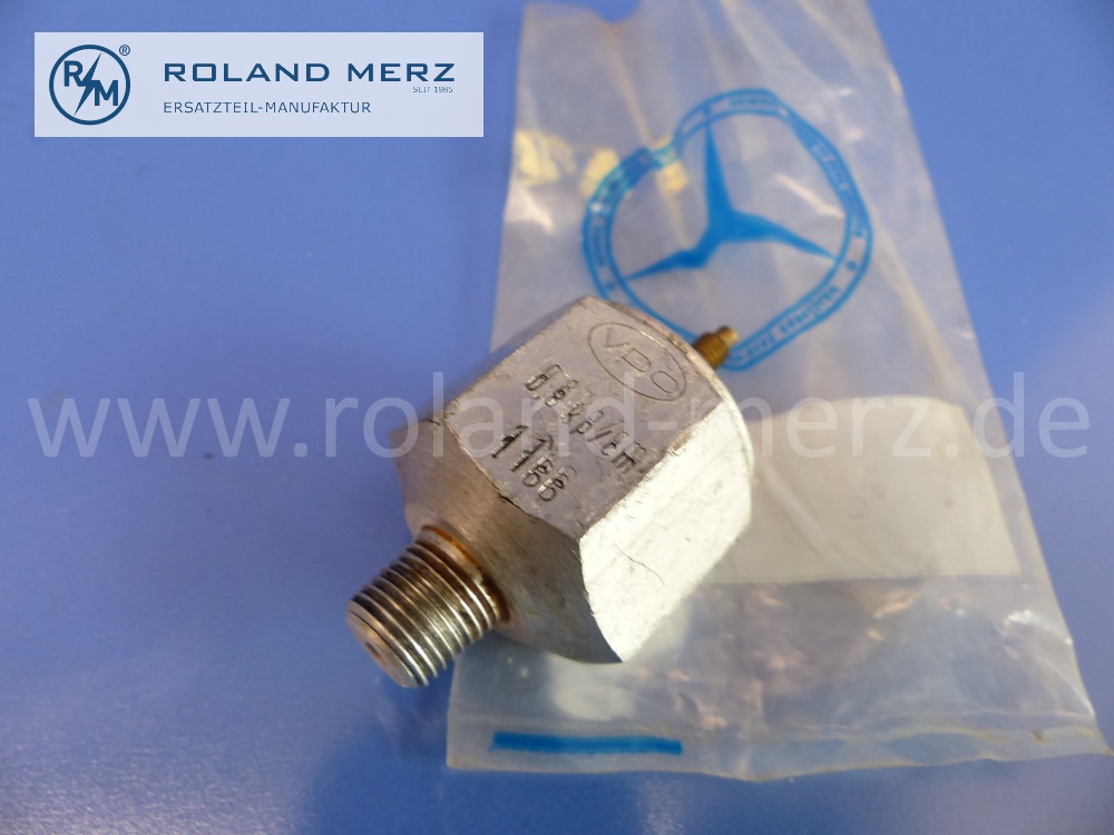 0005424317 Geber Öldruck, Öldrucksensor, VDO 1166, Mercedes 319, 321, 328, 352, 411, 0,8 kp/cm2, E: 0005423317, Original Mercedes Neuteil, NOS